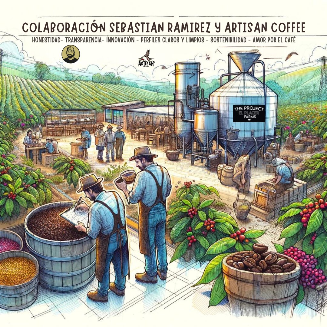 Cafés de Sebastián Ramirez. Colombia - Artisancoffee