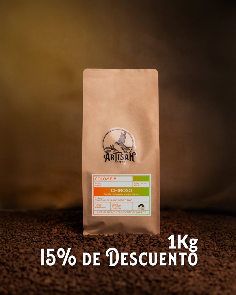 Chiroso. Café de Colombia. Lavado Anaeróbico - Artisancoffee