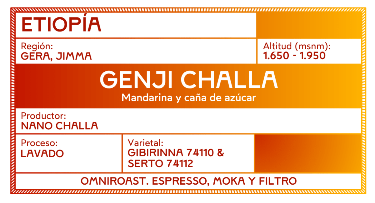 Genji Challa. Café de Etiopía. Lavado. - Artisancoffee