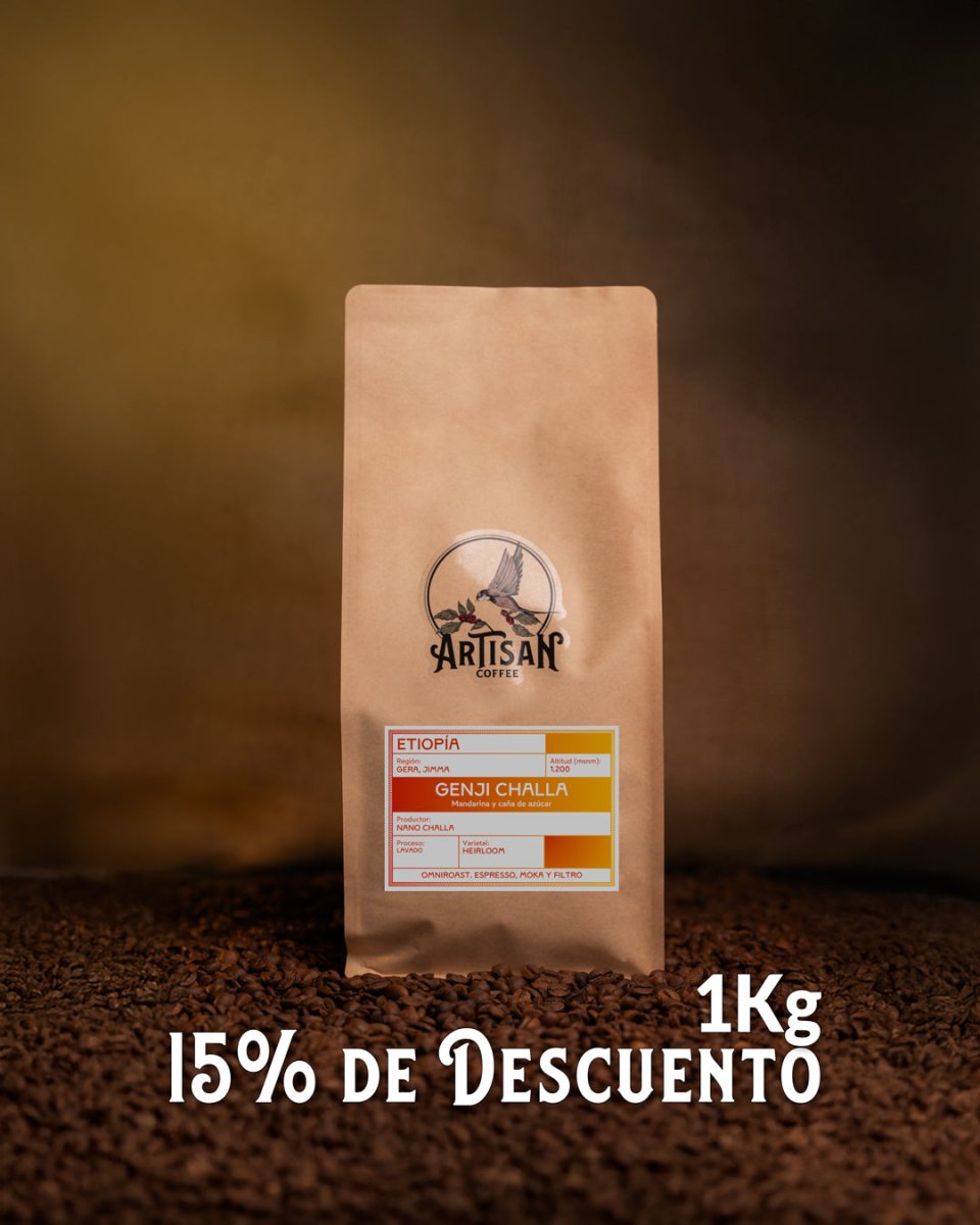 Genji Challa. Café de Etiopía. Lavado. - Artisancoffee