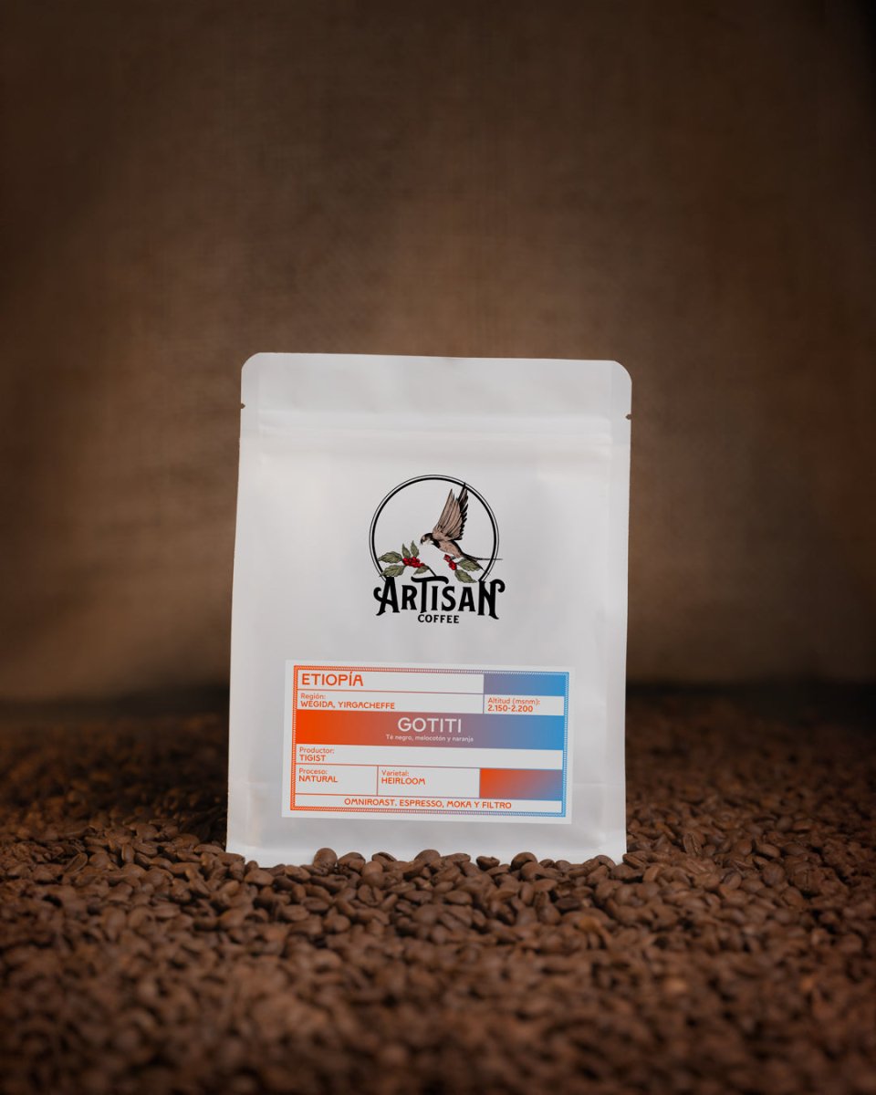 Gotiti. Café de Etiopía. Natural. - Artisancoffee