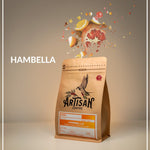 Hambella. Café de Etiopía. Natural - ArtisancoffeeLos cafés naturales etíopes, como nuestro Etiopía Hambella, son conocidos por sus perfiles de sabor vibrantes y distintivos, a menudo descritos como afrutados y similares al vino, con toques de chocolate y bayas dulces. Esta riqueza y complejidad los convierten en una elección preferida de muchos de los "locos" del café de especialidad.