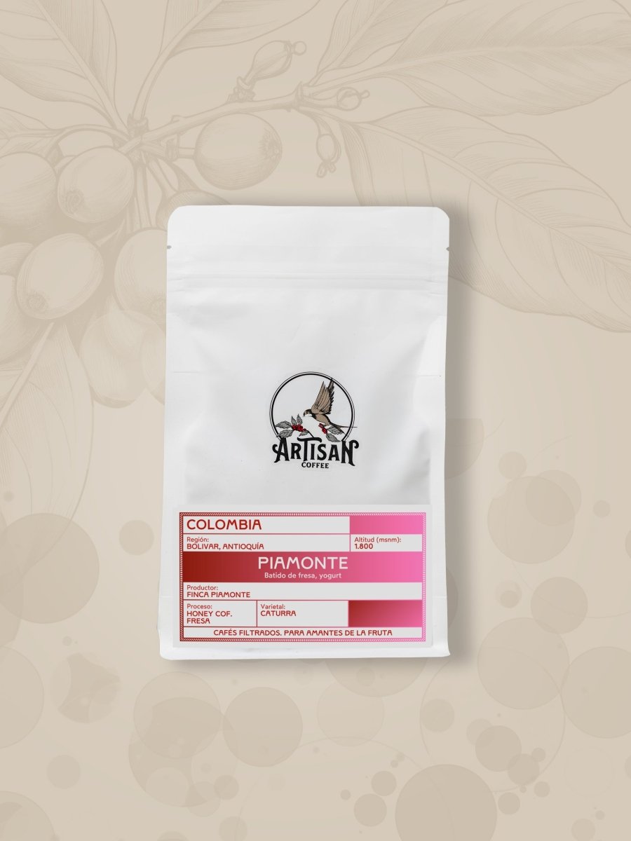 Piamonte. Café de Colombia Co - fermentado. Fresa y Yogurt · Honey Co - Fermentado - Artisancoffee