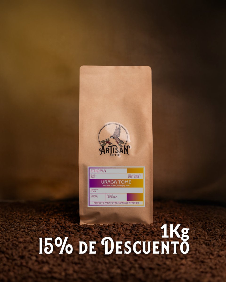 Uraga Tome. Café de Etiopía. Natural - Artisancoffee