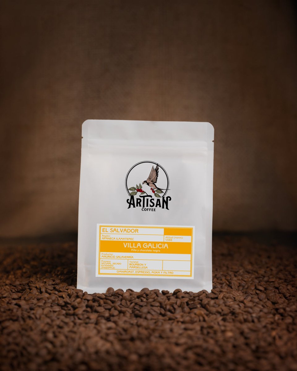 Villa Galicia. Café de El Salvador. Natural. Secado extendido Pineapple - Artisancoffee