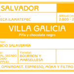 Villa Galicia. Café de El Salvador. Natural. Secado extendido Pineapple - Artisancoffee