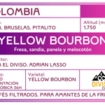 Yellow Bourbon. Café de Colombia. Lavado Anaeróbico 36h - Artisancoffee
