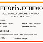 Café de Etiopía. Khalid Echemo - Artisancoffee