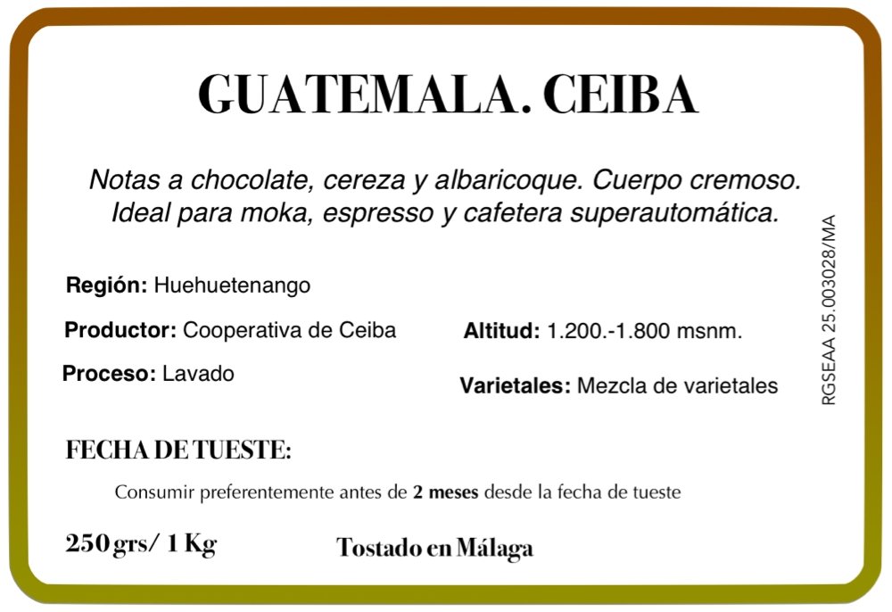 Café de Guatemala. Ceiba. Lavado - Artisancoffee