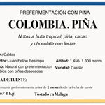 Finca el Jardín. Natural Piña. Café de Colombia - Artisancoffee