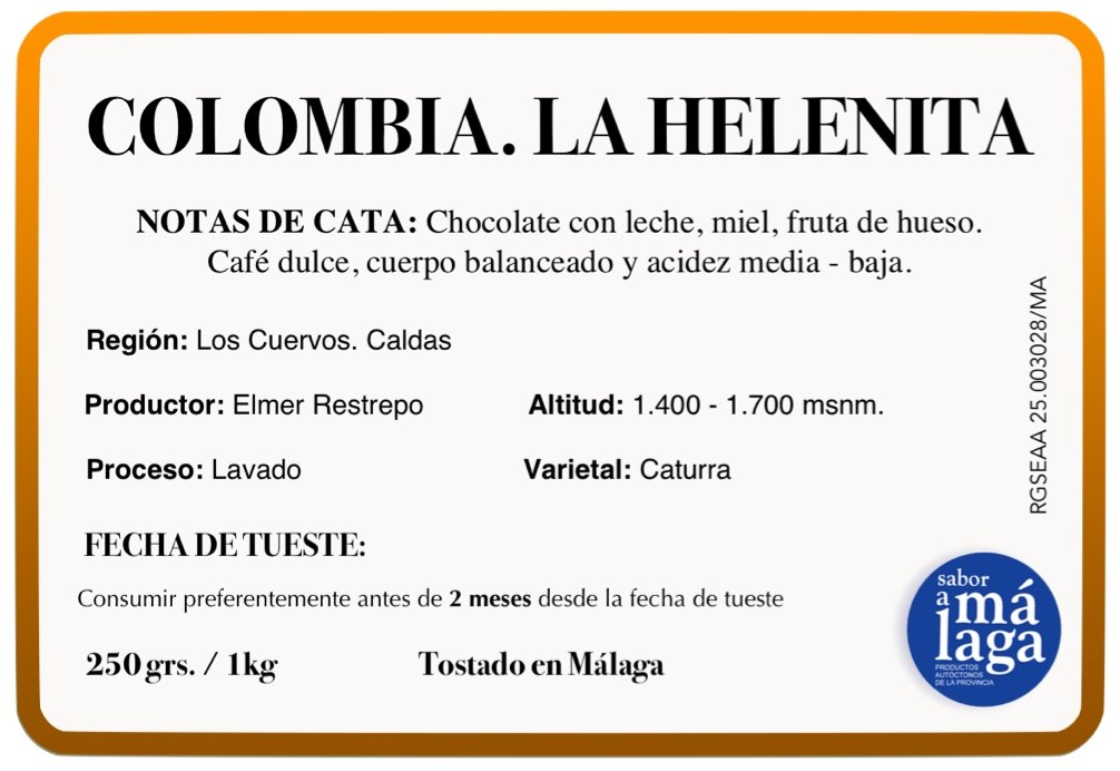 La Helenita. Café de Colombia - Artisancoffee