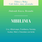 Mbilima. Café de Rwanda. Natural - Artisancoffee