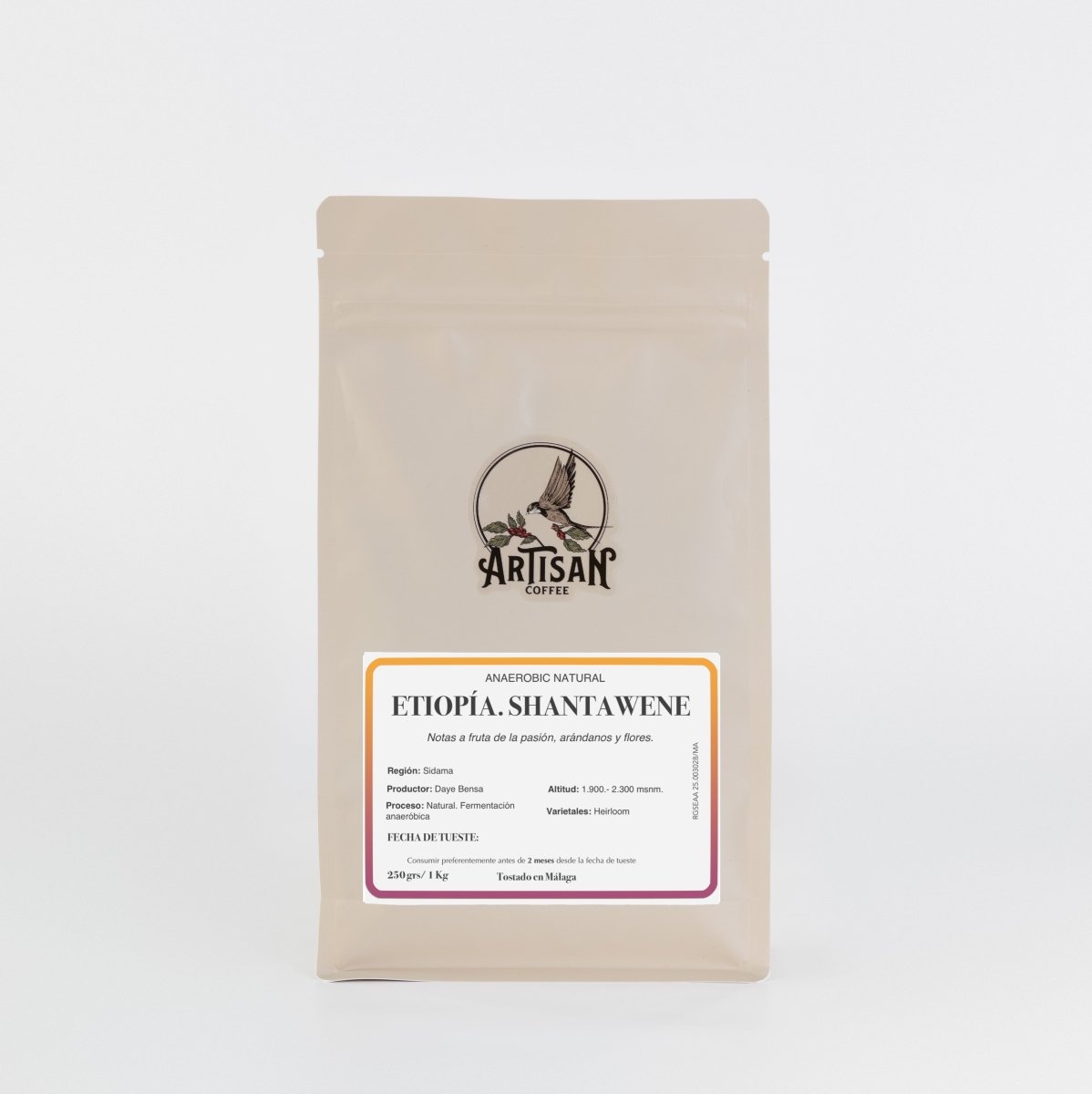 Shantawene Daye Bensa. Café de Etiopía. Natural Anaeróbico - Artisancoffee