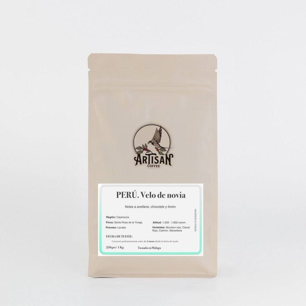 Velo de novia. Café de Perú. Lavado - Artisancoffee
