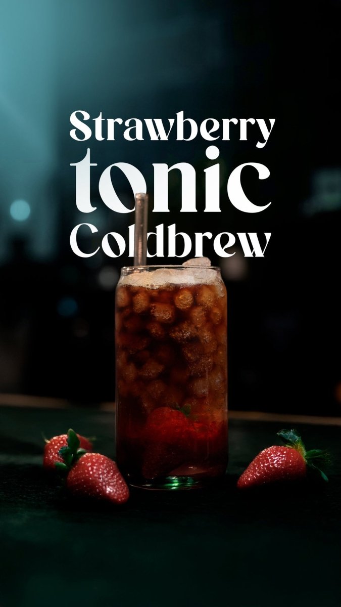 Cold brew con fresa y tónica - Artisancoffee