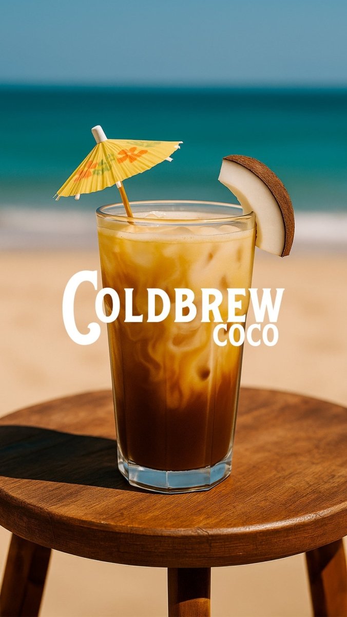Cold brew tropical con coco y Malibu - Artisancoffee