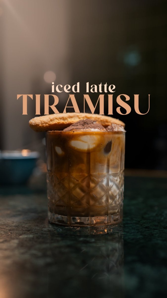 Tiramisú Latte Frío: café helado inspirado en el clásico italiano - Artisancoffee