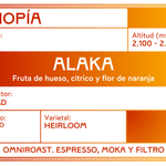 Alaka. Café de Etiopía, Guji. Lavado - Artisancoffee