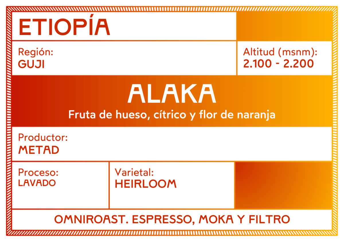 Alaka. Café de Etiopía, Guji. Lavado - Artisancoffee
