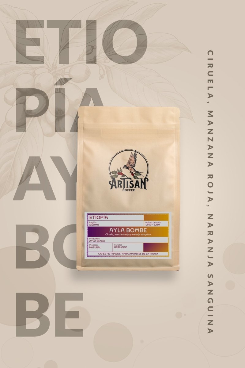 Ayla Bombe. Café de Etiopía, Sidama. Natural - Artisancoffee