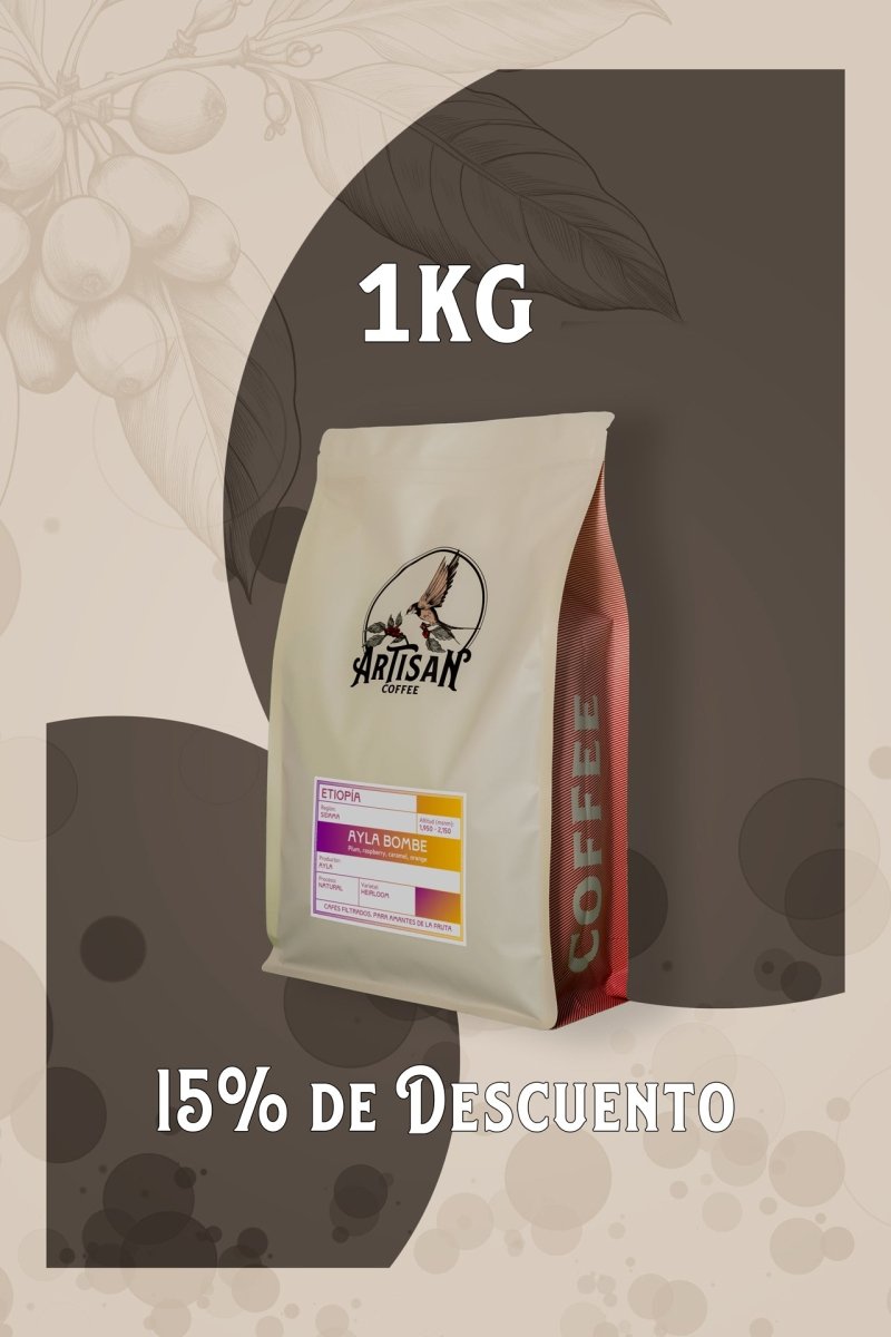 Ayla Bombe. Café de Etiopía, Sidama. Natural - Artisancoffee