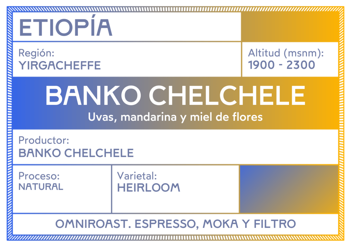 Banko Chelchele. Café de Etiopía, Yirgacheffe - Artisancoffee