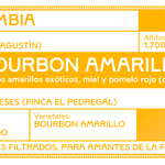 Bourbon Amarillo – Café de Colombia · Co - fermentado · Finca El Pedregal - Artisancoffee