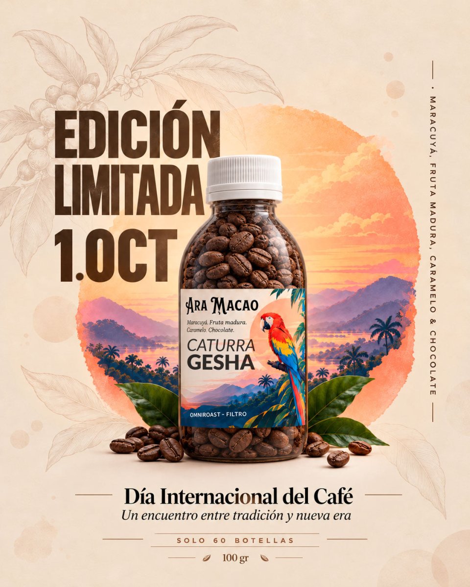 Café Ara Macao Edición Limitada. Blend Colombia - Artisancoffee
