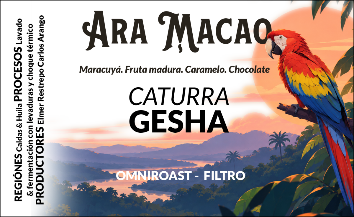 Café Ara Macao Edición Limitada. Blend Colombia - Artisancoffee