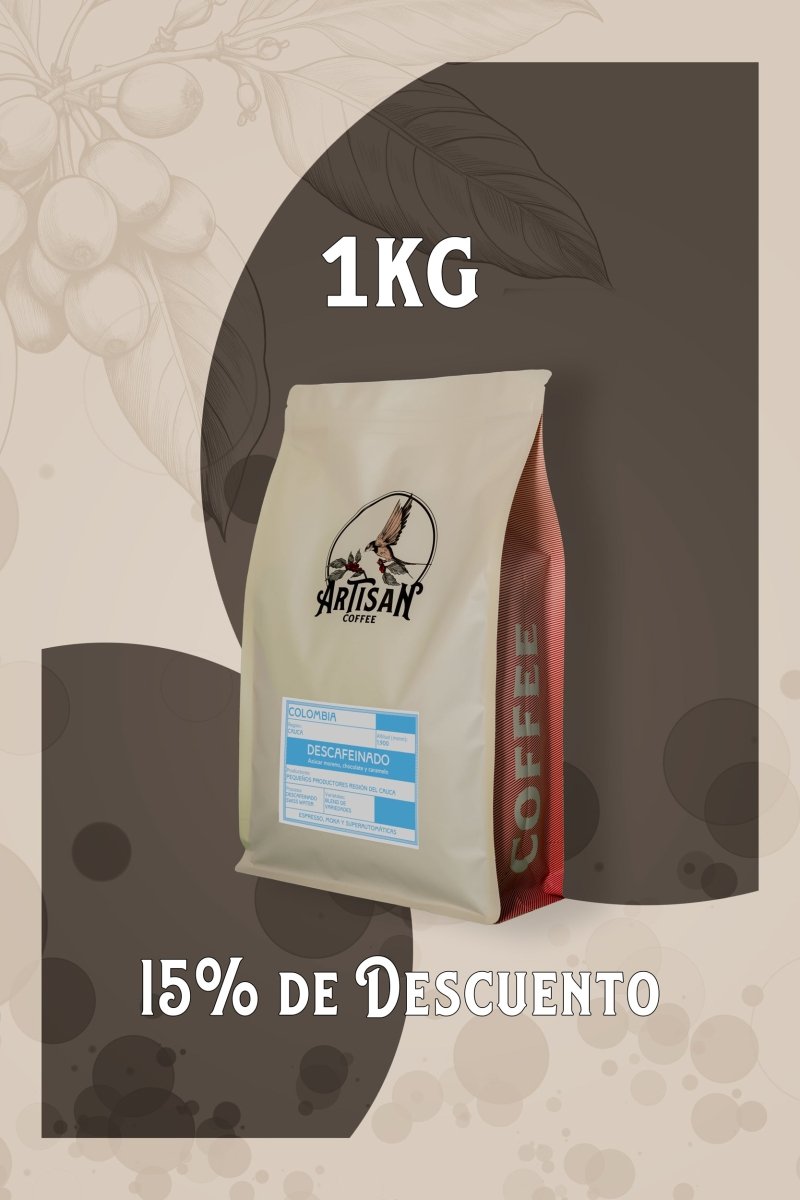 Café Colombiano Descafeinado Swiss Water - Artisancoffee