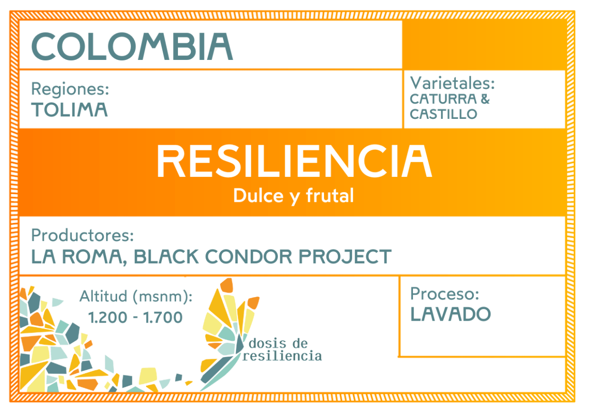 Café de Colombia – Dosis de Resiliencia · Black Condor Project - Artisancoffee