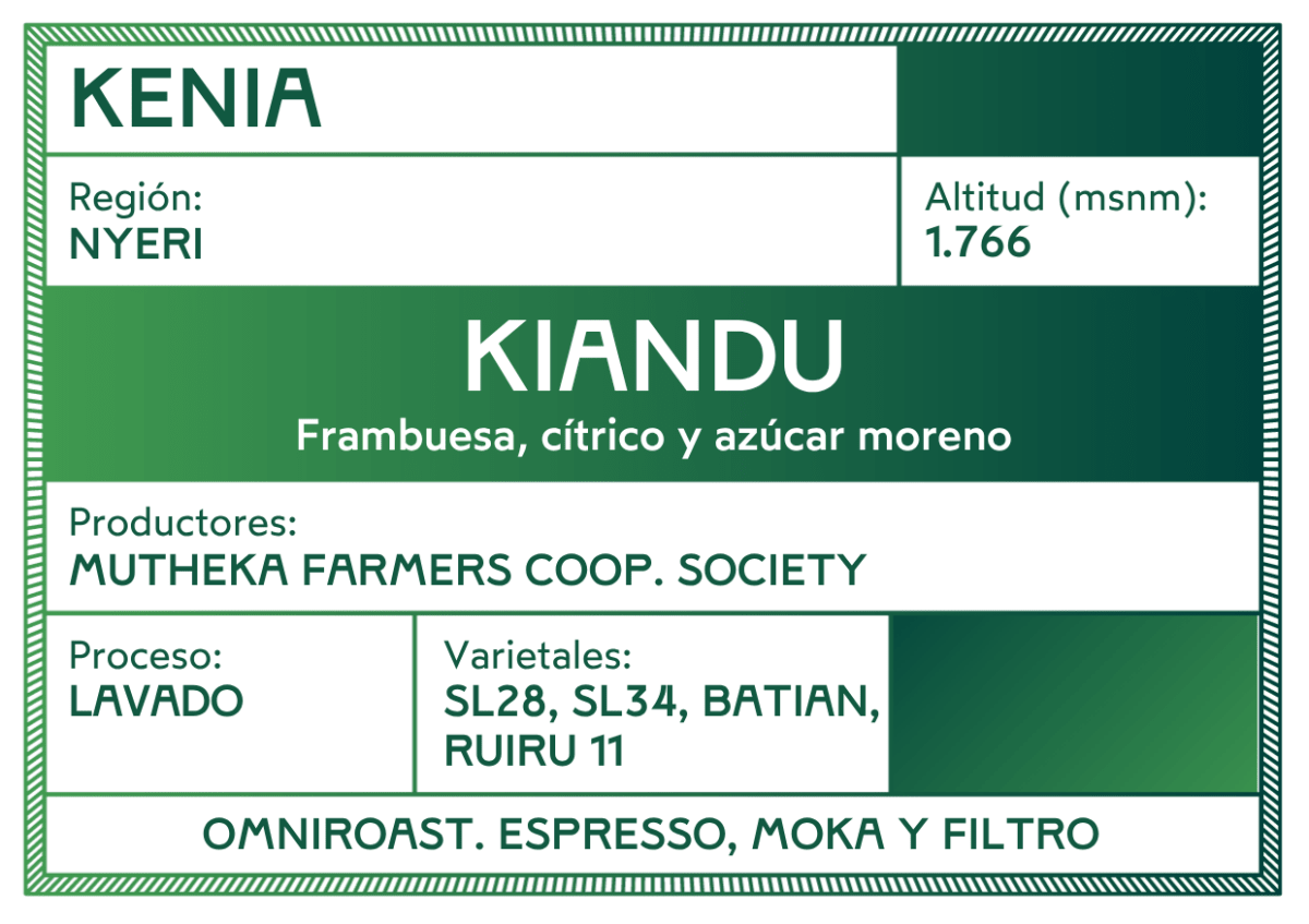 Café de Kenia - Kiandu - Artisancoffee