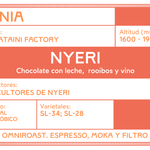 Café de Kenia - Nyeri · Natural Anaeróbico - Artisancoffee