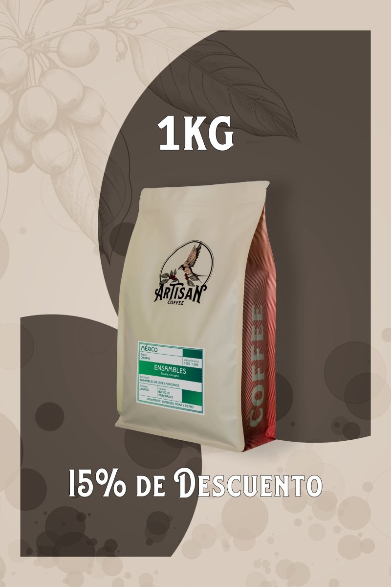 Café de Mexico - Ensambles - Café lavado para espresso, moka y superautomática - Artisancoffee
