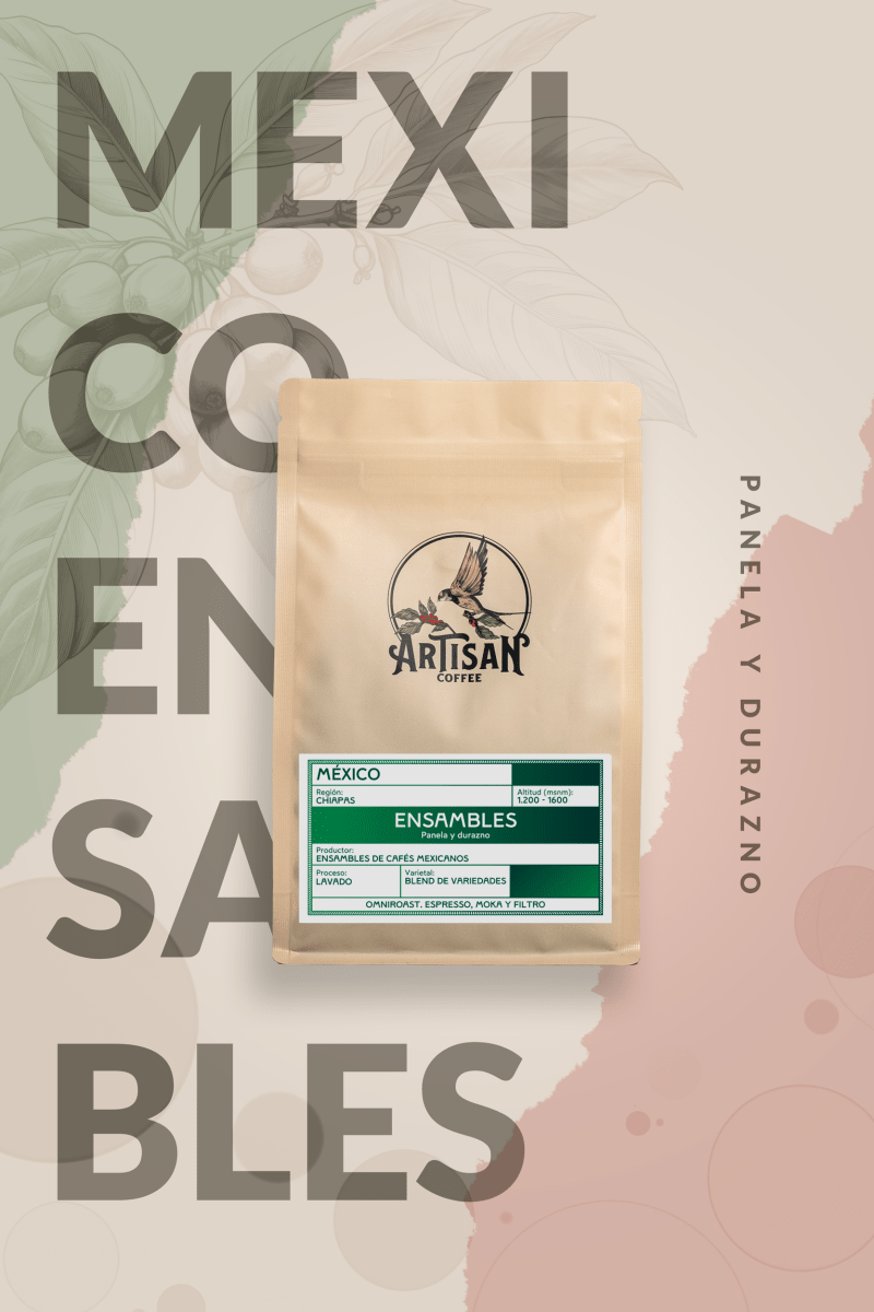 Café de Mexico - Ensambles - Café lavado para espresso, moka y superautomática - Artisancoffee