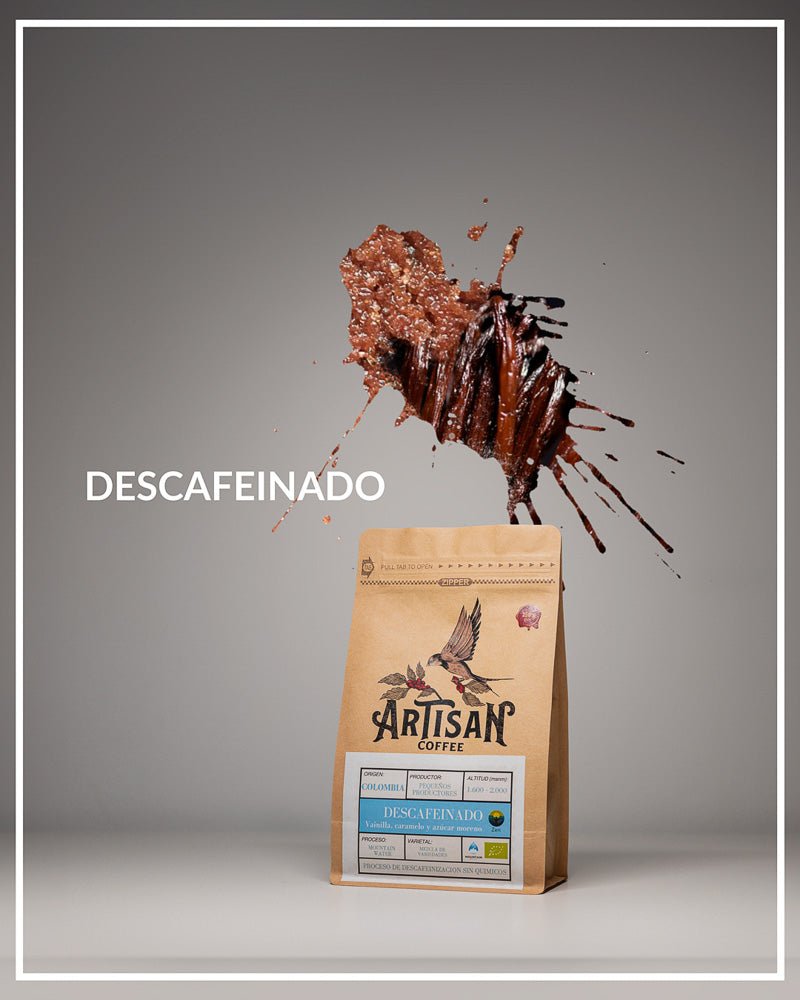 Café Descafeinado Sugar Cane de Colombia. Región de Cauca - Artisancoffee