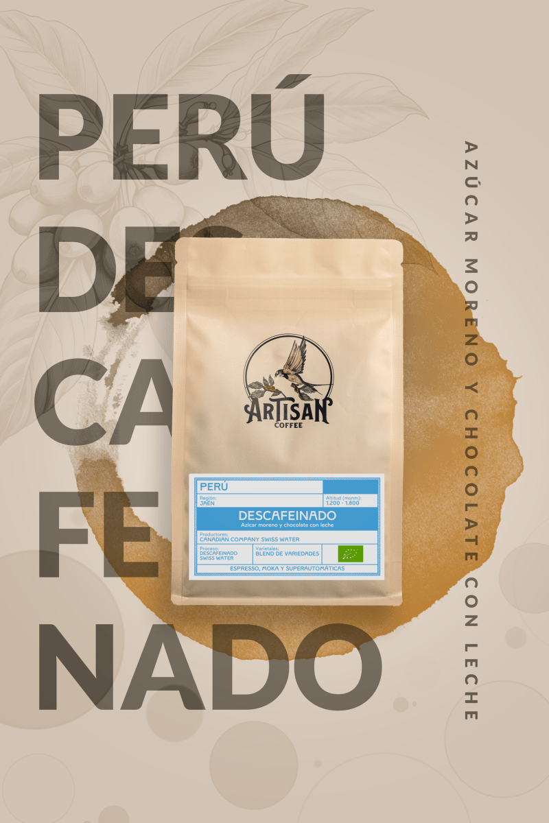 Café Descafeinado Swiss Water de Perú - Artisancoffee