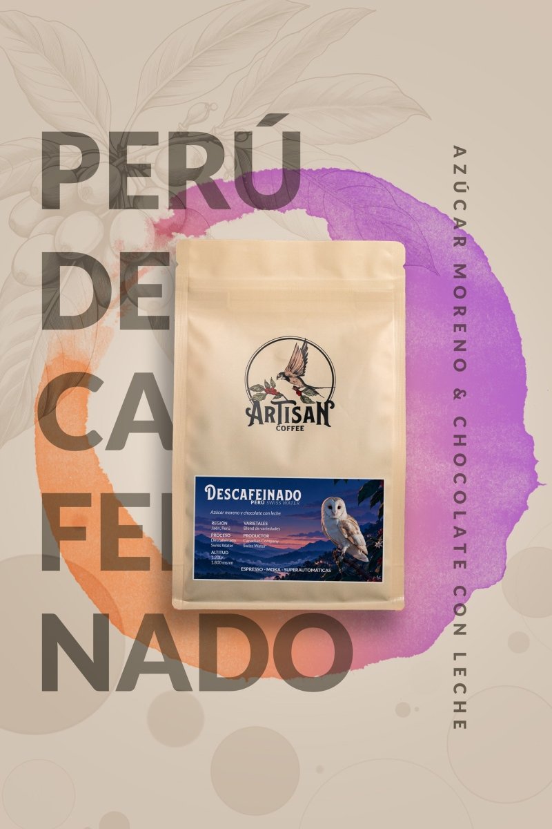Café Descafeinado Swiss Water de Perú - Artisancoffee