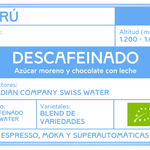 Café Descafeinado Swiss Water de Perú - Artisancoffee