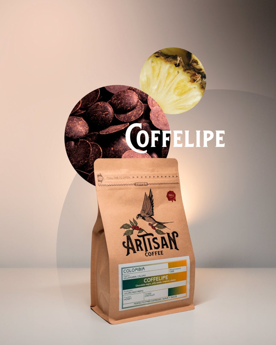 Coffelipe Honey. Café de Colombia - Artisancoffee