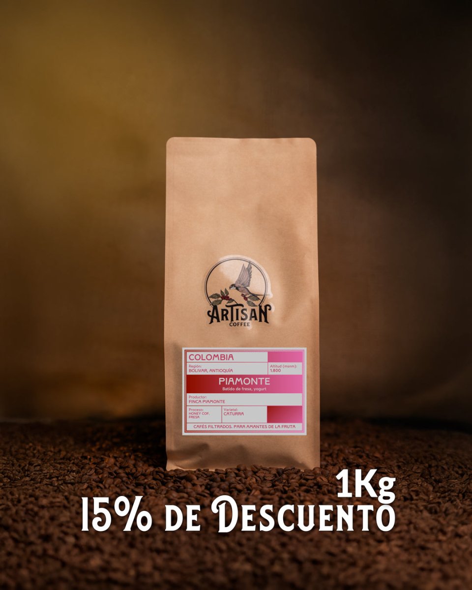 Colombia Piamonte Co - fermentado. Fresa y Yogurt · Honey Co - Fermentado - Artisancoffee