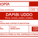 Dambi Uddo. Café de Etiopía. Natural. Guji - Artisancoffee