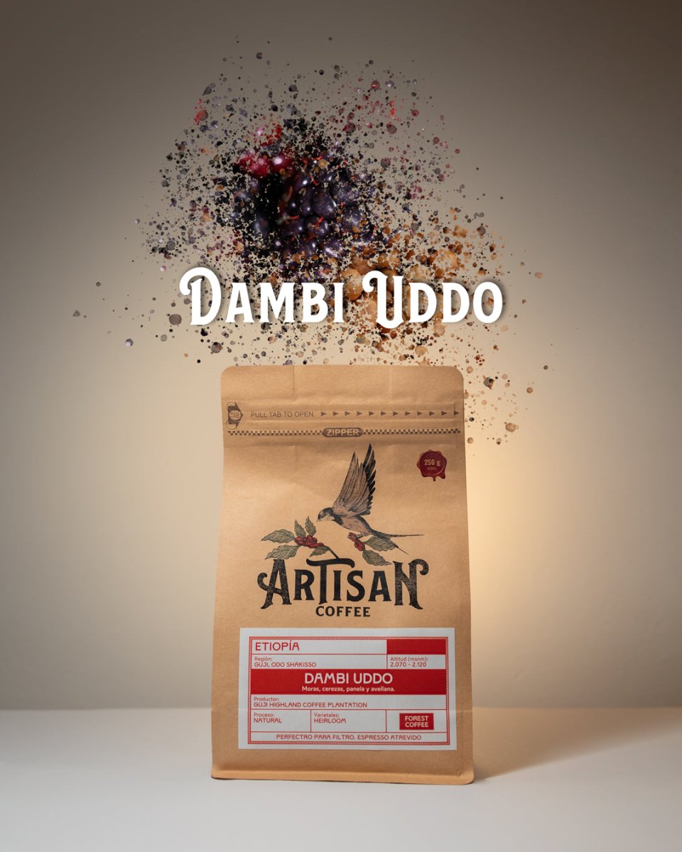 Dambi Uddo. Café de Etiopía. Natural. Guji - Artisancoffee