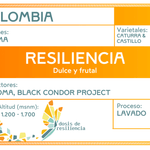 Dosis Resiliencia y Black Condor · Dosis de Dulzura y Fruta. Café de Colombia. Café benéfico - Artisancoffee