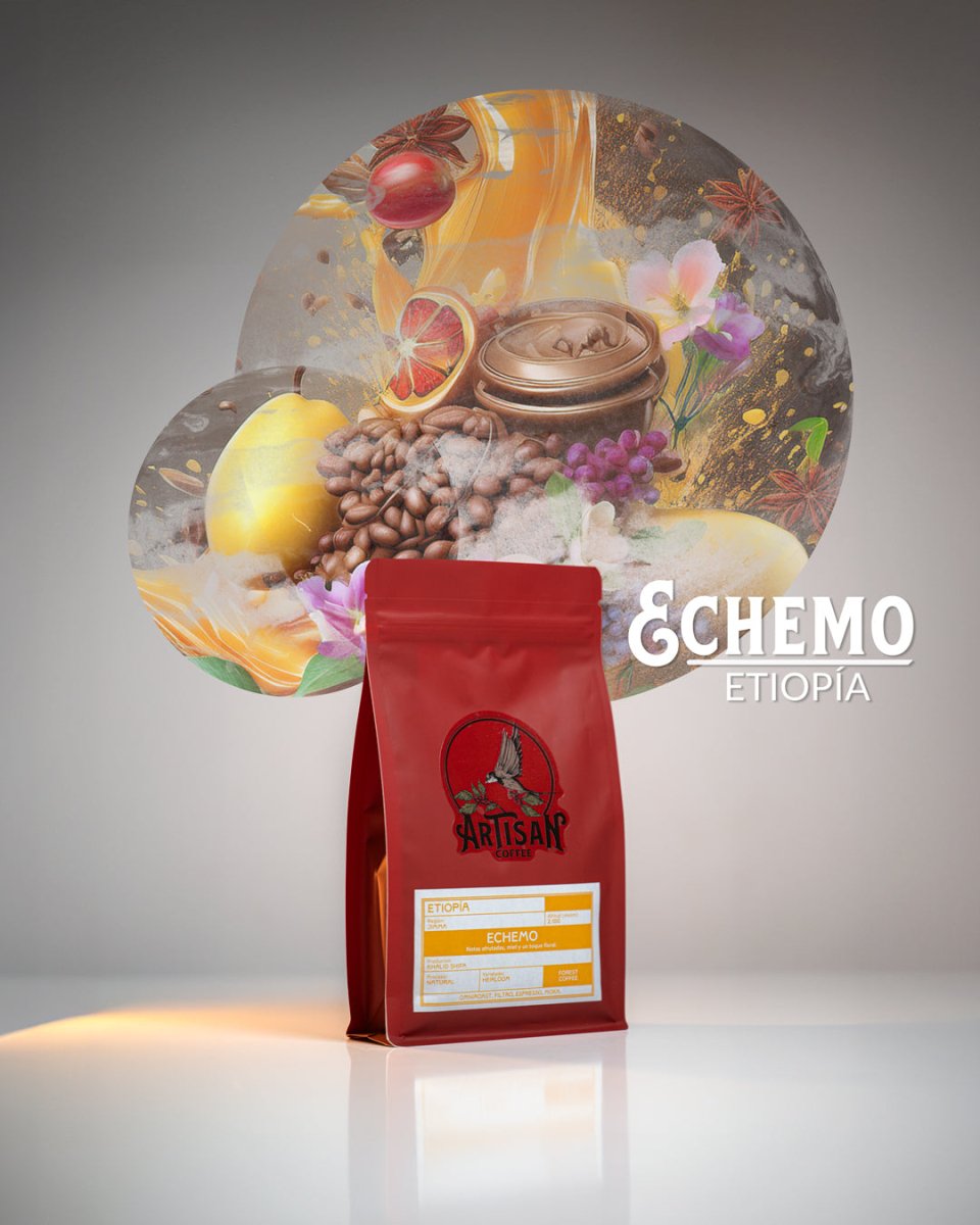 Echemo. Café de Etiopía. Natural. - Artisancoffee