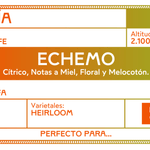 Echemo. Café de Etiopía. Natural. - Artisancoffee