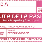 Fruta de la Pasión. Monteblanco. Café de Colombia. Cofermentado - Artisancoffee