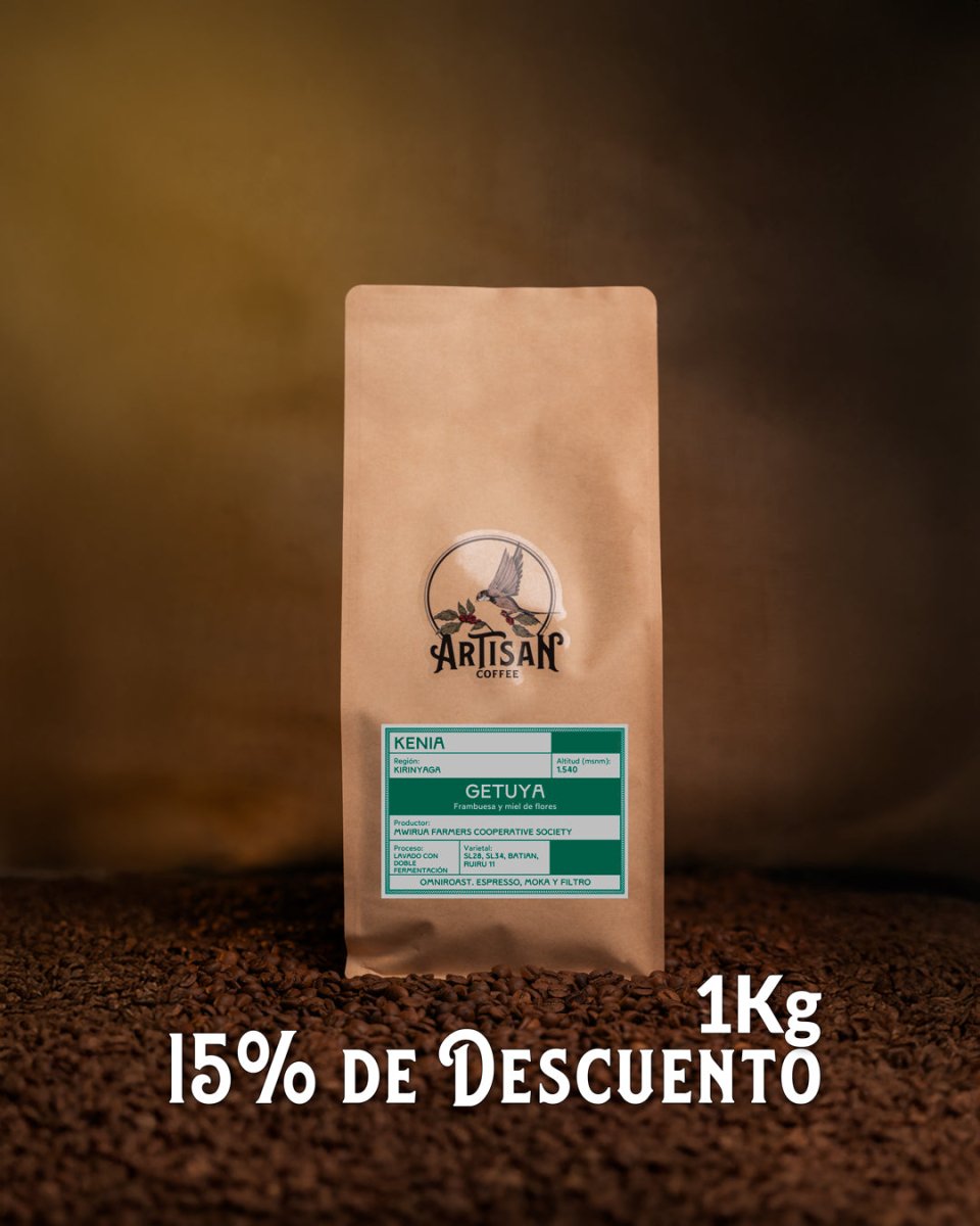Getuya. Café de Kenia. Lavado con Doble Fermentación - Artisancoffee