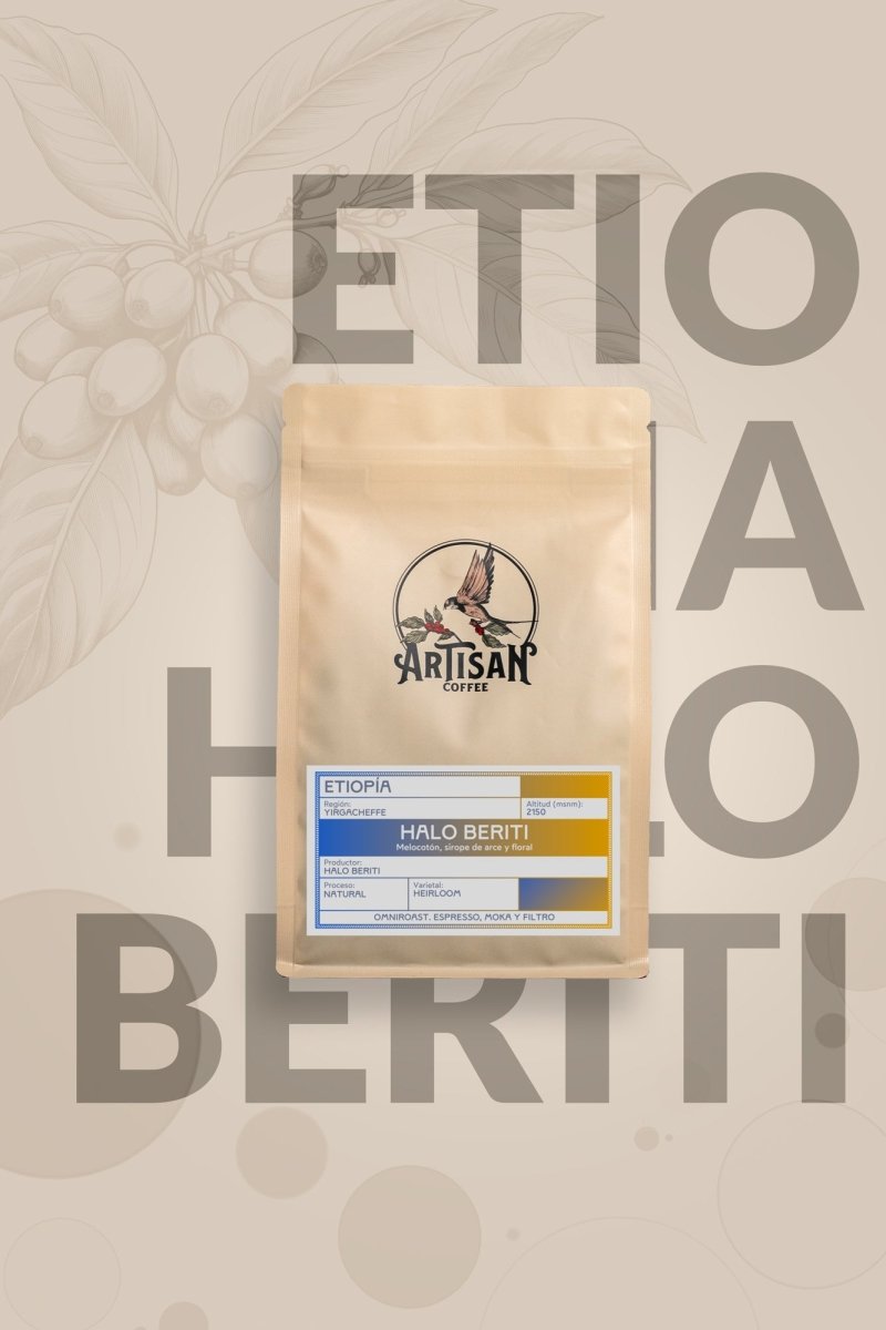 Halo Beriti. Café de Etiopía, Yirgacheffe - Artisancoffee