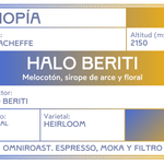 Halo Beriti. Café de Etiopía, Yirgacheffe - Artisancoffee